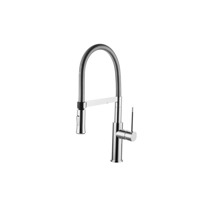 Bateria zlewozmywakowa z wypinaną wylewką Omnires X3 chrom