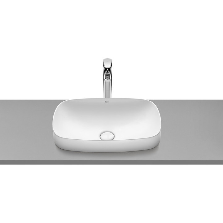 Umywalka blatowa Roca Inspira 55x37 cm biała