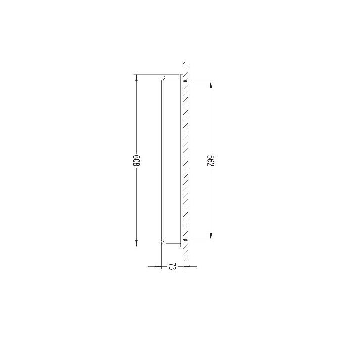 Wieszak na ręcznik Omnires Darling 60,8cm, złoto, Nr. kat. DA70216GL