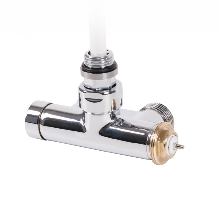 Zawór Terma Technologie termostatyczny z rurką zanurzeniową chrom- sanitbuy.pl