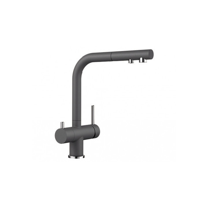Bateria kuchenna Blanco Fontas-S II, wyciągana wylewka, dwuobwodowa, antracyt