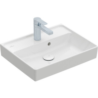 Umywalka Villeroy&Boch Collaro, 55x44cm, z przelewem, CeramicPlus, Stone White