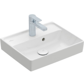 Umywalka Villeroy&Boch Collaro, 55x44cm, z przelewem, CeramicPlus, Stone White