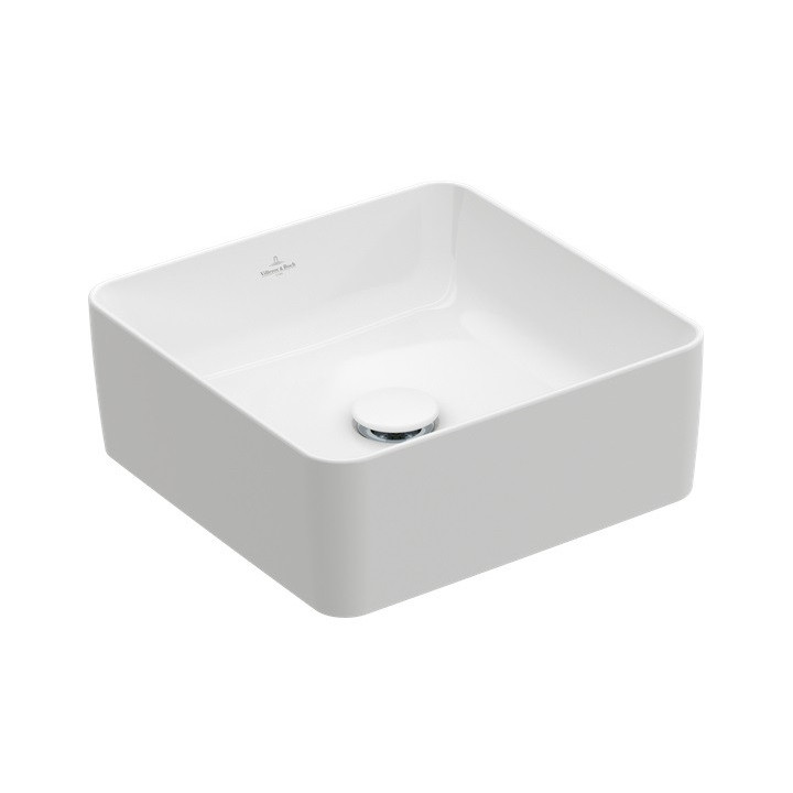 Umywalka meblowa podwójna Villeroy&Boch Collaro, 130x47cm, z przelewem, biała