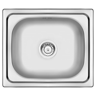 Zlewozmywak 1-komorowy Deante Doppio, 48x43cm, satyna