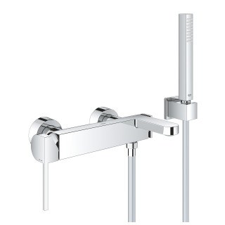 Bateria prysznicowa Grohe Plus, ścienna, jednouchwytowa, chrom