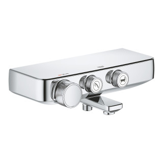 Bateria Grohe Grohtherm SmartControl, wannowo-prysznicowa, ścienna, termostatyczna, chrom