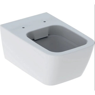 Miska wisząca WC Geberit Icon Square Rimfree, ukryte mocowania, biała