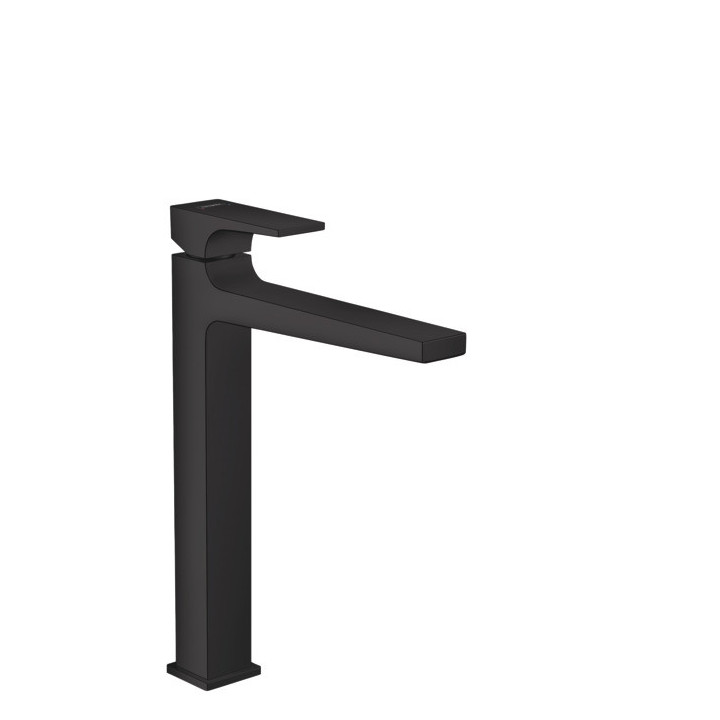 Bateria umywalkowa stojąca wysoka Hansgrohe Metropol 260 EcoSmart z korkiem, chrom - sanitbuy.pl