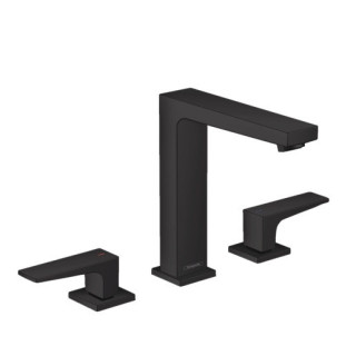 Bateria umywalkowa 3-otworowa stojąca Hansgrohe Metropol 160 EcoSmart z korkiem, chrom - sanitbuy.pl