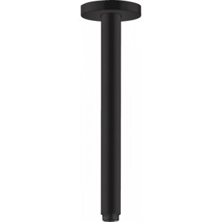 Przyłącze sufitowe deszczownicy Hansgrohe, 10cm, czarny mat