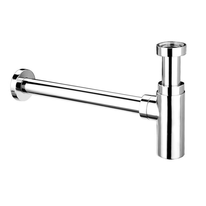 Syfon umywalkowy butelkowy McAlpine Glasgow, chrom 