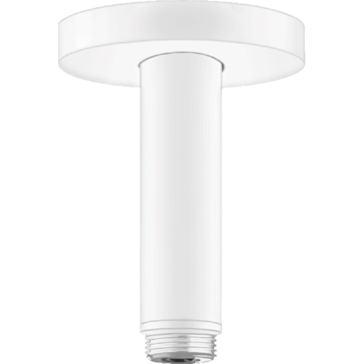 Przyłącze sufitowe deszczownicy Hansgrohe, 10cm, czarny mat