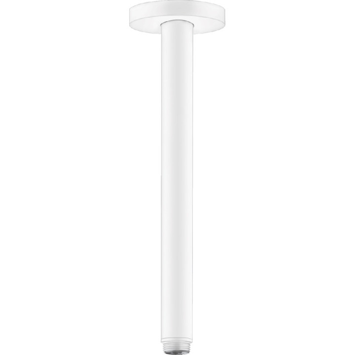 Przyłącze sufitowe deszczownicy Hansgrohe, 10cm, czarny mat