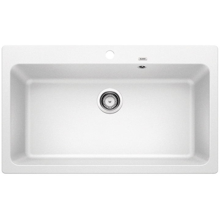 Zlewozmywak Do zabudowy 78x50 cm Blanco RONDOVAL 45 S, biały