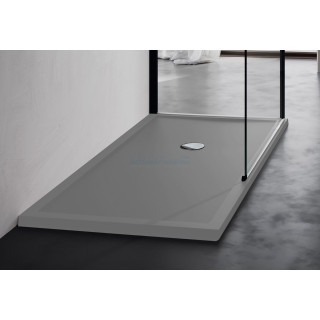 Brodzik prostokątny Novellini Olympic Plus 120x90x4,5cm, szary