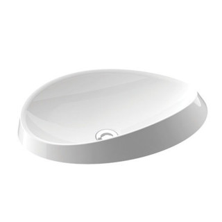 Umywalka Marmorin Alice III, wpuszczana w blat, 600x386x163 mm, biała