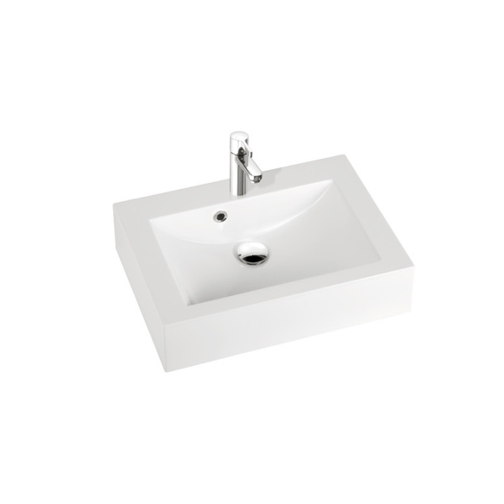 Umywalka Marmorin Ceto 60, meblowa/wisząca/nablatowa 600x430x150 mm