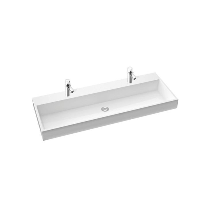 Umywalka Marmorin Teo 120, 120x45 cm, wpuszczana w blat