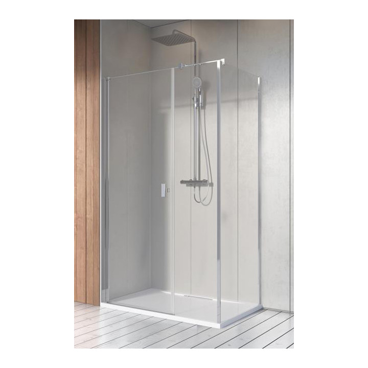 Ścianka boczna S1 70 Radaway Nes KDJ II, przejrzysta, 700x2000mm, profil chrom