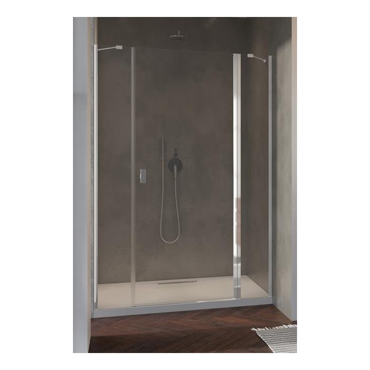 Drzwi prysznicowe Radaway Nes KDS II 120, lewe, 1200x2000mm, srebrny profil
