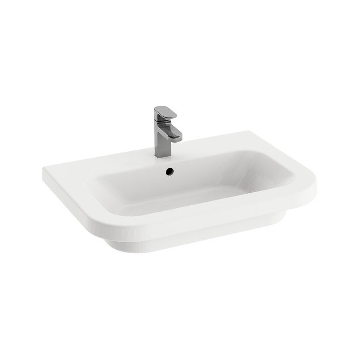 Umywalka nablatowa Ravak Solo, konglomeratowa, 58x40cm, biała