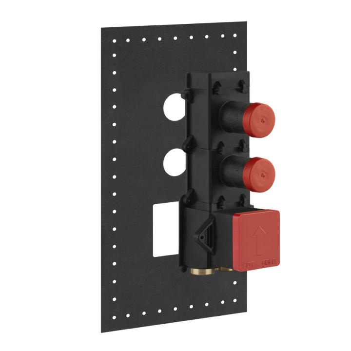 Element podtynkowy Gessi Inciso Wellness dla 2 wyjść wody