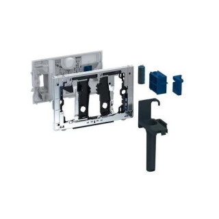 Przycisk uruchamiający Geberit Sigma 30, do spłukiwania dwudzielnego,  czarny mat