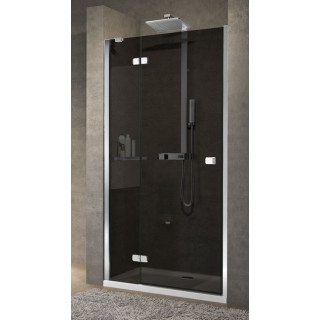 Drzwi prysznicowe do wnęki Novellini Brera G, 84-86x200cm, szkło przejrzyste, profil chrom
