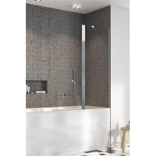 Parawan nawannowy Radaway Nes PNJ 100, lewy, szkło przejrzyste, 100x150cm, profil chrom