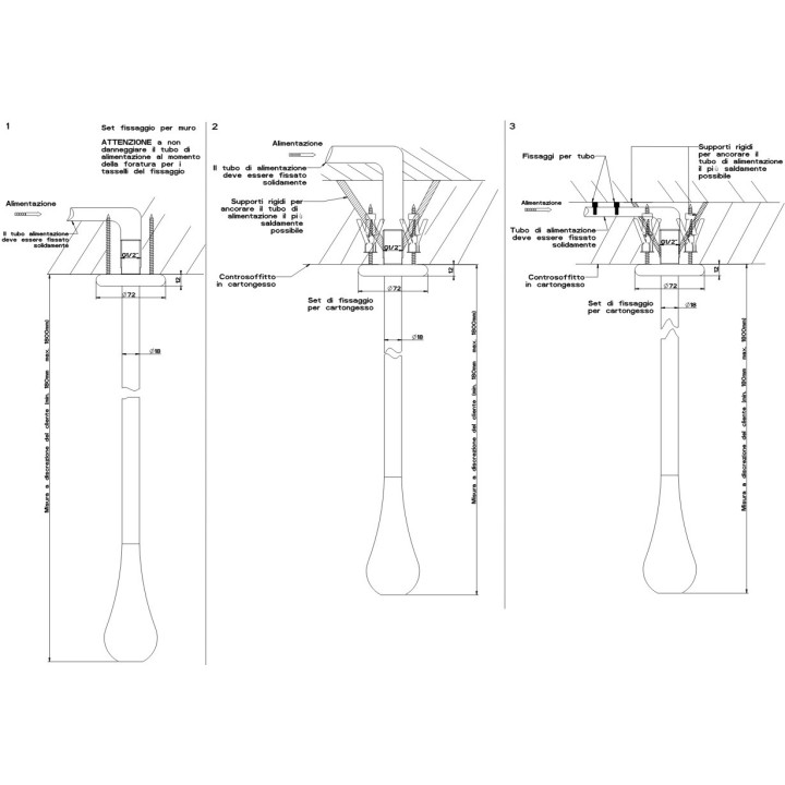 Zestaw wannowo-prysznicowy Gessi Rettangolo K 3-otworwa, chrom- sanitbuy.pl