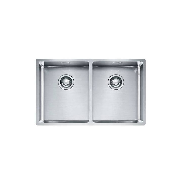 Zlewozmywak stalowy Franke BOX 220/120-34-34 - stal szlachetna jedwab