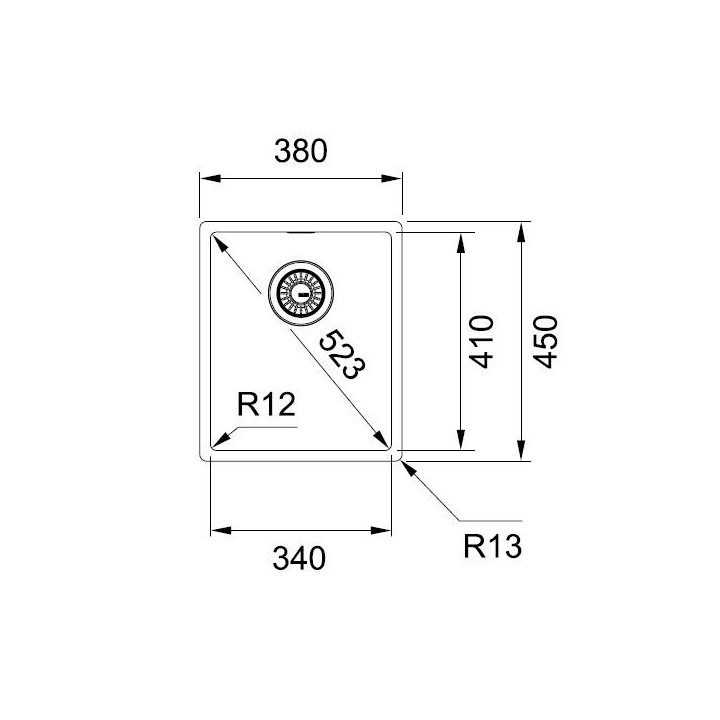 Zlewozmywak stalowy Franke BOX 210/110-34 - stal szlachetna jedwab