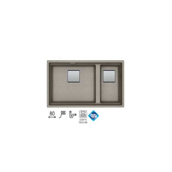 Zlewozmywak z Fragranitu Franke KANON 120 - biały polarny