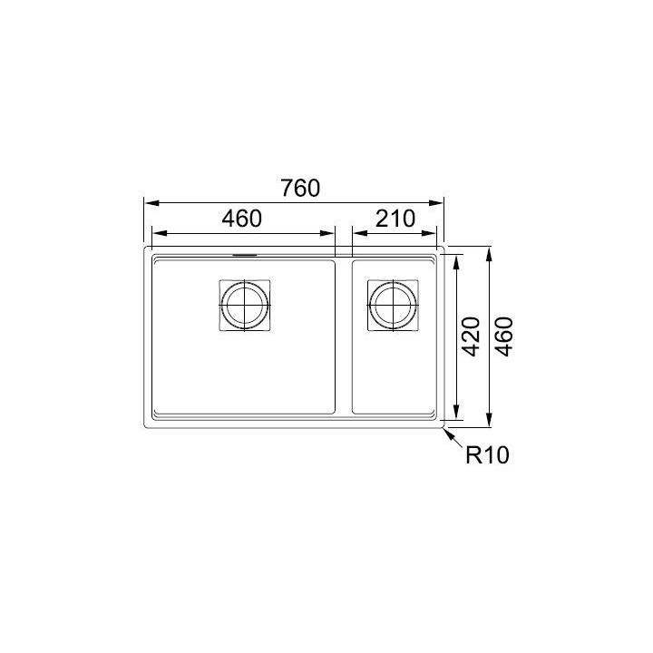 Zlewozmywak z Fragranitu Franke KANON 120 - biały polarny