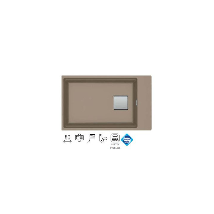 Zlewozmywak z Fragranitu Franke KANON 110-62 - orzechowy