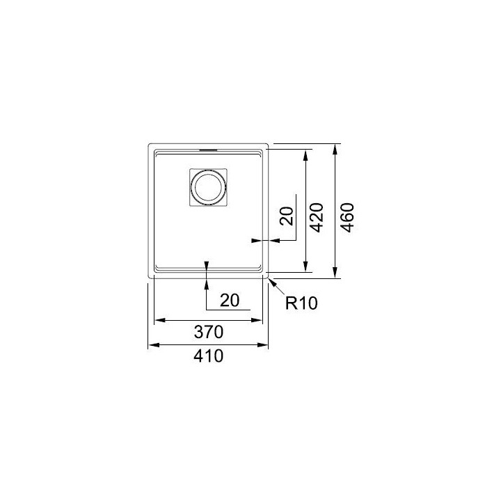 Zlewozmywak z Fragranitu Franke KANON 110-37 - orzechowy