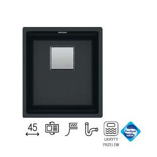 Zlewozmywak z Fragranitu Franke KANON 110-37 - onyx