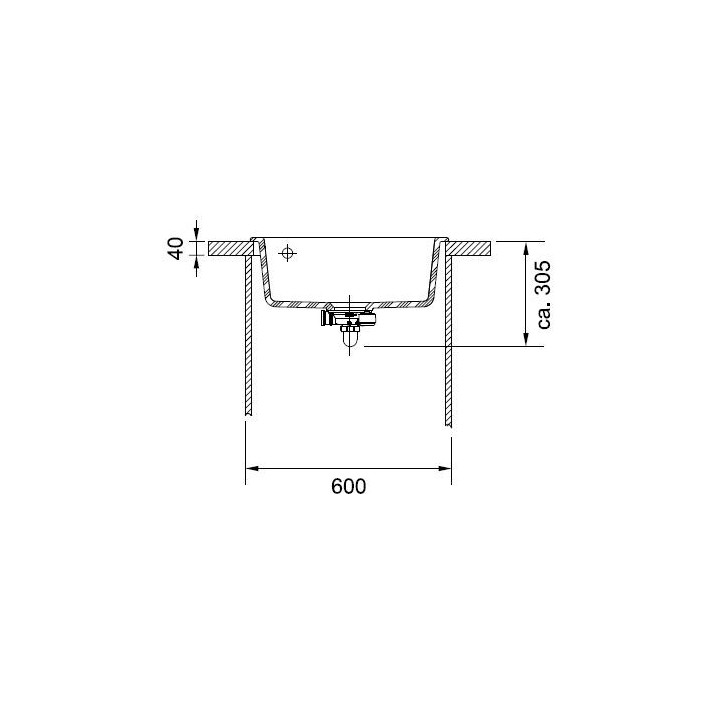 Zlewozmywak ceramiczny Franke MYTHOS 610-58 - czarny mat