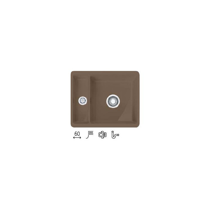 Zlewozmywak ceramiczny Franke KUBUS 160 - biały polarny