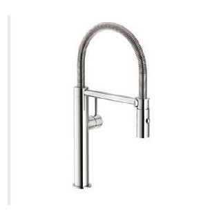 Bateria z ruchomą wylewką Franke PESCARA L SEMI-PRO - chromowana