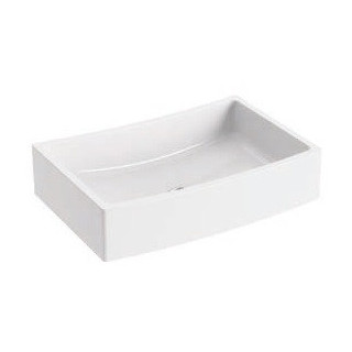 Umywalka nablatowa Ravak Formy 02, 60 cm bez przelewu - biała