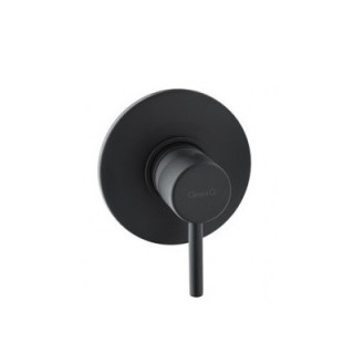 Giulini Giovanni Futuro Jednouchwytowa bateria prysznicowa podtynkowa, czarny mat