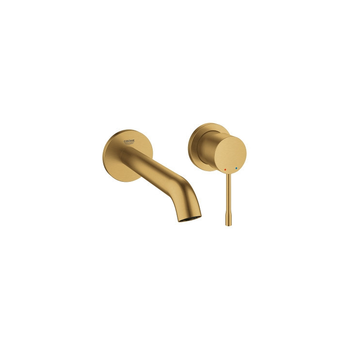 Bateria umywalkowa 2-otworowa Grohe Essence, podtynkowa - brushed cool sunrise