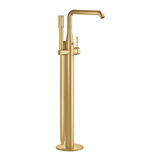 Bateria wannowa wolnostojąca Grohe Essence, wys. 780-884 mm - brushed cool sunrise