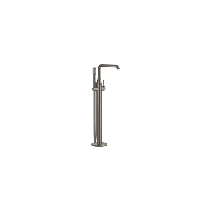 Bateria wannowa wolnostojąca Grohe Essence, wys. 780-884 mm - brushed hard graphite
