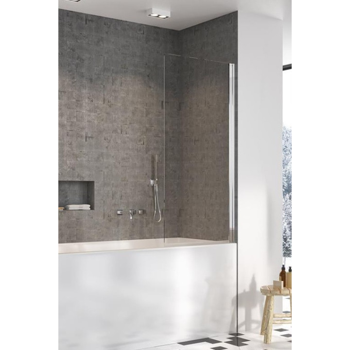 Parawan nawannowy Radaway Essenza Pro Gold PND II, lewy, szkło przejrzyste, 140x150cm, złoty profil