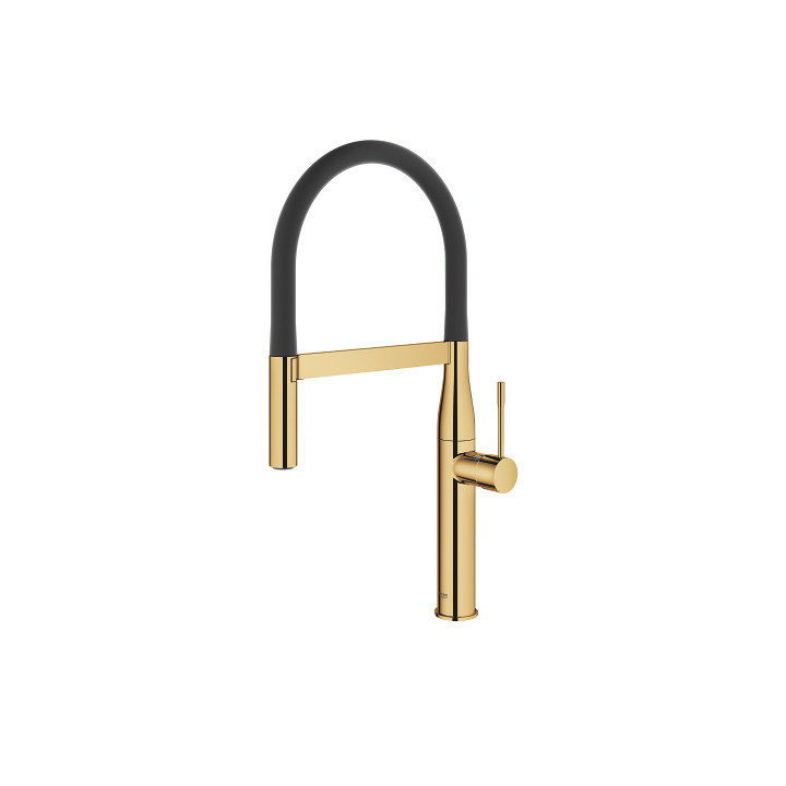 Jednouchwytowa bateria kuchenna z obrotową wylewką Grohe Essence, DN 15 - cool sunrise