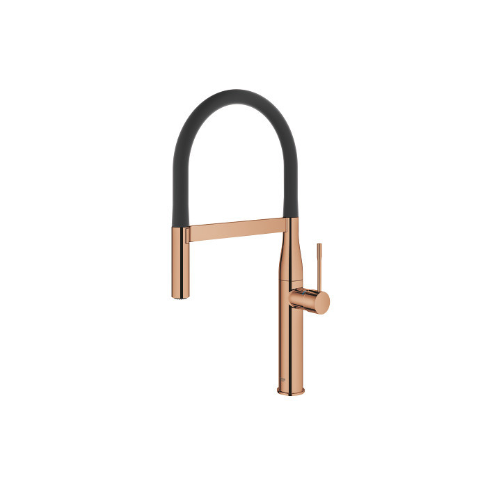 Jednouchwytowa bateria kuchenna z obrotową wylewką Grohe Essence, DN 15 - warm sunset