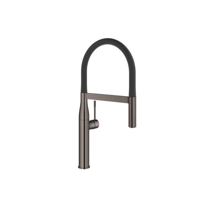Jednouchwytowa bateria kuchenna z obrotową wylewką Grohe Essence, DN 15 - hard graphite